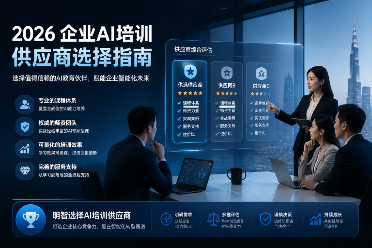 2026年企业AI培训供应商怎么选择才靠谱?5个核心维度全解析