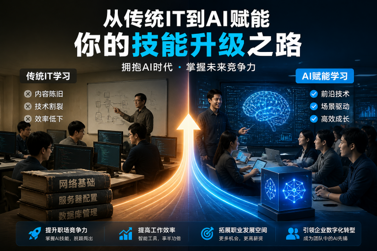 企业AI技能培训与传统IT培训的核心区别,你必须了解