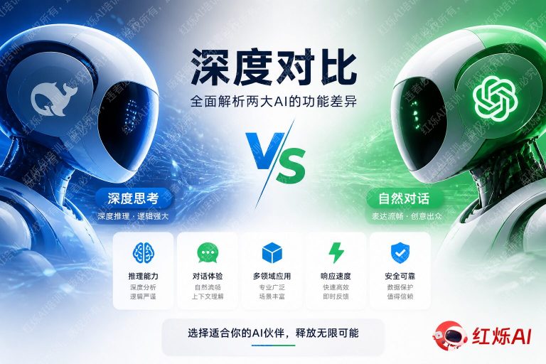 DeepSeek vs ChatGPT功能区别是什么?2024年深度对比指南