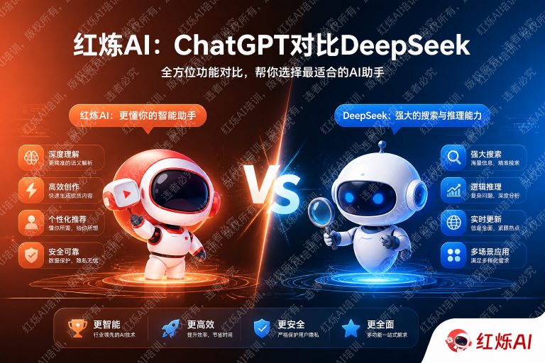ChatGPT和DeepSeek功能区别对比:2025年最全选择指南