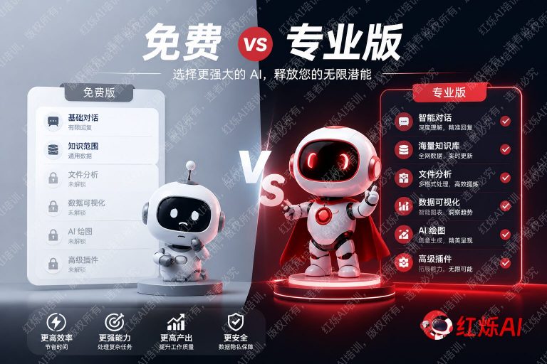 ChatGPT免费版和付费版使用技巧区别：2024完整对比指南