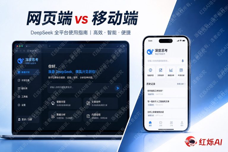 DeepSeek网页版和APP版区别使用教程:哪个更适合你?