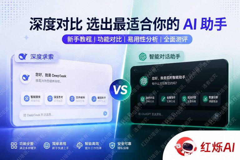 DeepSeek入门教程 vs ChatGPT：哪个更容易上手？2024完整对比