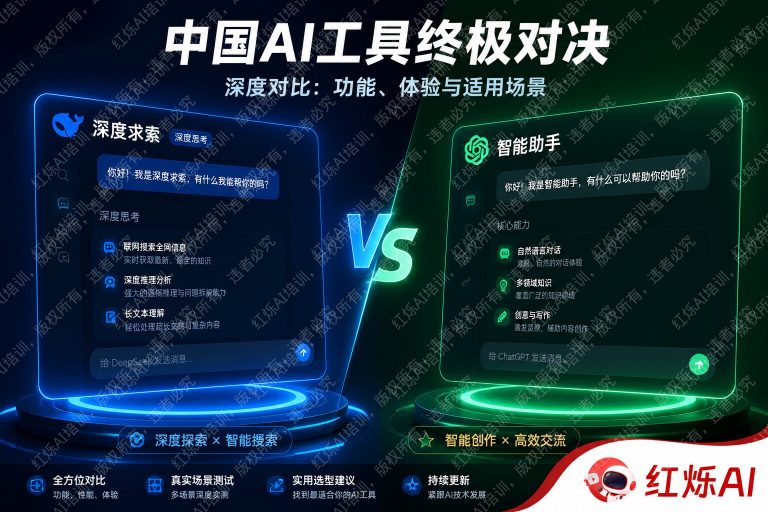 DeepSeek vs ChatGPT中文使用教程：2025年最全对比指南