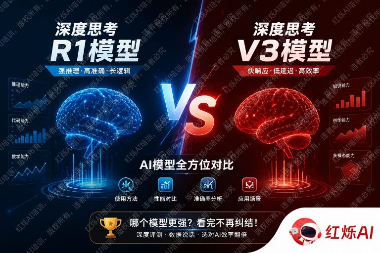 DeepSeek R1 vs V3深度对比:使用方法与准确度全面解析