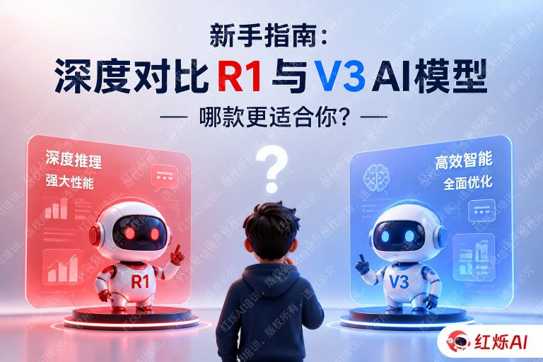 新手入门DeepSeek R1和V3哪个更适合?2025年最全对比指南