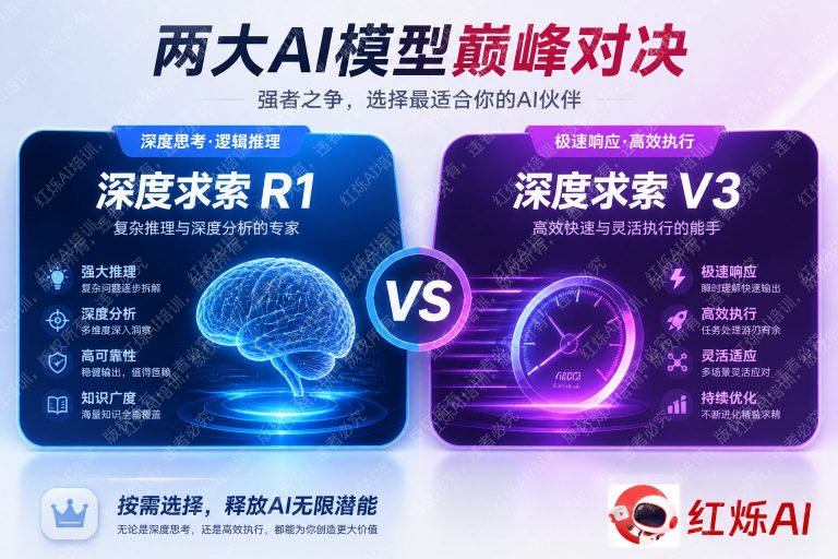 DeepSeek R1 vs V3功能区别对比:哪款更适合你?