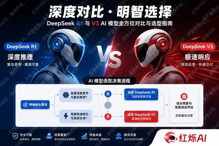 DeepSeek R1 vs V3:两大模型使用场景深度对比指南