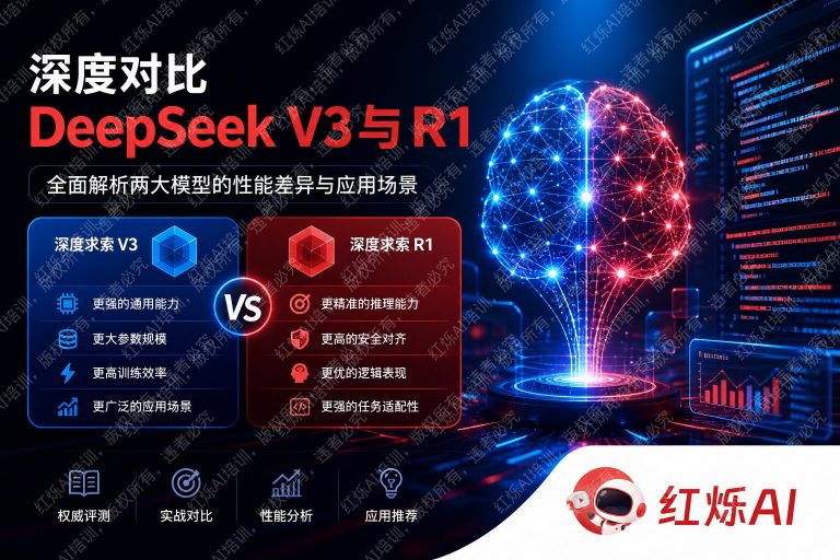 DeepSeek V3入门教程：与R1有何差异？一文看懂两大模型