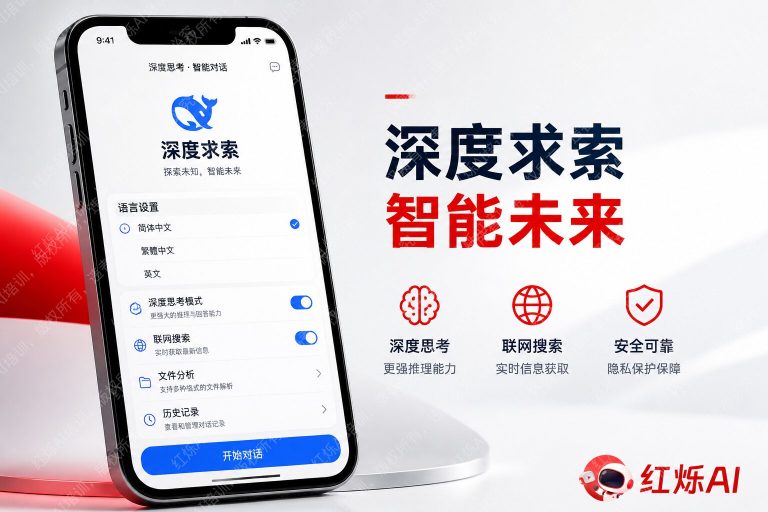 手机上DeepSeek怎么切换中文?3步搞定语言设置