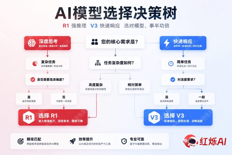 DeepSeek R1还是V3?根据任务类型选对模型的完整指南