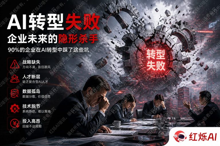 企业AI转型失败的原因是什么?避开这7大致命陷阱