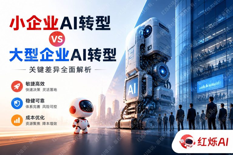 小企业AI转型vs大企业AI转型:核心差异与最优路径全解析