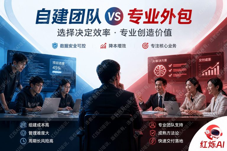 传统企业AI转型：自建团队vs外包服务，哪条路更适合你？