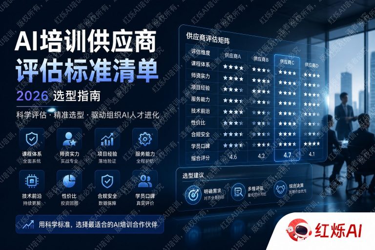 2026年AI培训供应商选择标准:企业决策完整指南