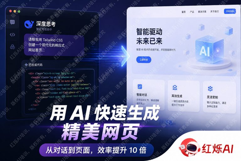 用DeepSeek自动生成Tailwind CSS样式代码的完整指南